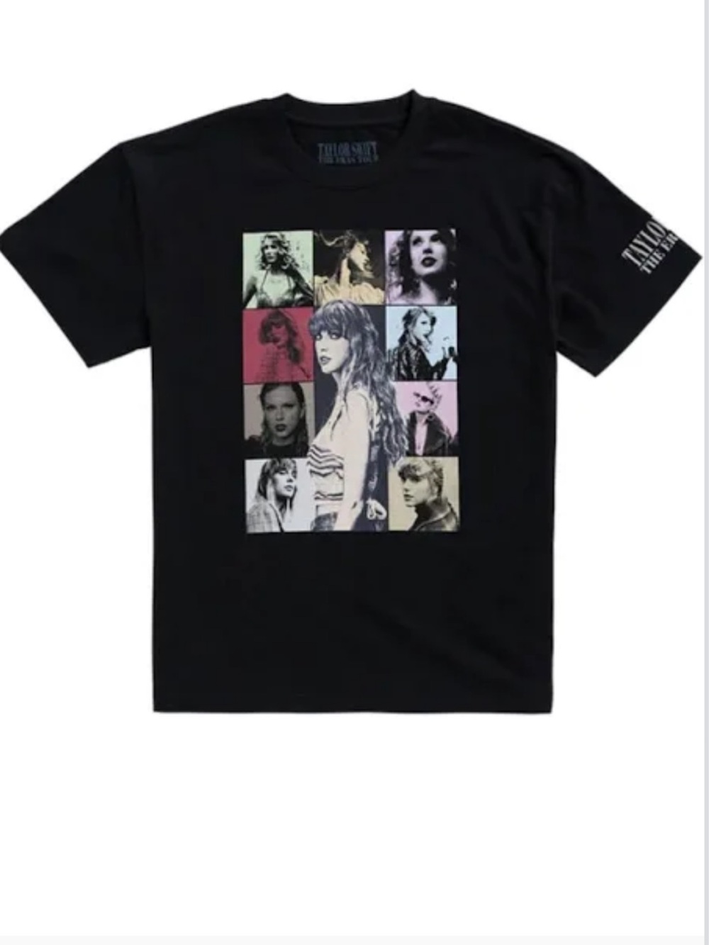 Taylor Swift The Eras Tour DIY Neckline Black T-Shirt Size Medium
